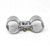 Omcan USA 24827 Chrome Post Clamp for Wire Shelving