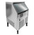 Omcan USA 47484 26" W Air Cooled Undercounter Stainless Steel Cube Style Ice Maker with Bin - 210 Lbs.