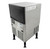 Omcan USA 47483 22.8" W Air Cooled Undercounter Stainless Steel Cube Style Ice Maker with Bin - 120 Lbs.