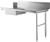Omcan USA 28487 60" W Stainless Steel Soiled Right Side with Sink Dishtable