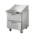 Blue Air BLMT28-D2-HC 27.5"W Stainless Steel Exterior (2) Drawers Mega Top Sandwich Prep Table - 115 Volts