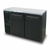 Blue Air BNB-48BT-HC 48.25" Side Mounted Black Laminated Exterior Back Bar Cooler - 115V