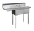 Blue Air BS2-18-12/L 57" W x 24" D x 44.5" H 2 Compartments Stainless Steel Legs Adjustable Feet Sink