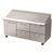 Blue Air BLMT72-D4RM-HC 72.38"W Stainless Steel Exterior (4) Drawers Mega Top Sandwich Prep Table - 115 Volts