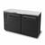 Blue Air BNB-60BT-HC 60.25" Side Mounted Black Laminated Exterior Back Bar Cooler - 115V