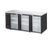 Blue Air BBB90-4SG-HC 90.375" Side Mounted Stainless Steel Exterior Back Bar Cooler - 115V