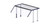 Vollrath NPB89281 1/4" Thick Tempered Glass Secured In Tight Fitting Channel With 1 1/2" Extruded Aluminum Single-Sided Buffet Traditional Breath Guard