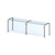 Vollrath CB98660 3/8" Thick Tempered Glass Buffet Contemporary Breath Guard