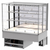 Fri-Jado MCC 48-3 C SS SB 47.25" W White Glass Door Solid Back Self-Service Drop-In Modular Convenience Counter - 115 Volts