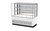 Fri-Jado MCC 60-3 C SS SB UF 59.06" W Glass Door Solid Back Self-Service Modular Convenience Counter - 115 Volts