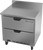 Beverage Air WTFD32AHC-2-FIP 32"W Two Drawer Stainless Steel Worktop Freezer With Foamed-In Place Backsplash