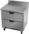 Beverage Air WTFD32AHC-2-FIP 32"W Two Drawer Stainless Steel Worktop Freezer With Foamed-In Place Backsplash