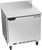 Beverage Air WTF32AHC-FIP 32"W One Door Stainless Steel Worktop Freezer With Foamed-In Place Backsplash