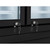 Koolmore MDR-3GD-63C 56 Cu. Ft. Black 3 Swing Glass Doors Merchandiser Refrigerator - 115 Volts