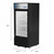Koolmore KM-MDR-1D-6C 6 Cu. Ft. Black 1 Hinged Glass Door Merchandiser Refrigerator - 110 Volts