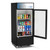 Koolmore KM-MDR-1D-6C 6 Cu. Ft. Black 1 Hinged Glass Door Merchandiser Refrigerator - 110 Volts