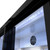 Koolmore BC-3DSL-BK 11.3 Cu. Ft. Black Three-Section Back Bar Refrigerator - 115 Volts