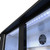 Koolmore BC-3DSW-BK 11.3 Cu. Ft. Black Three-Section Back Bar Refrigerator - 115 Volts