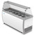 Koolmore KM-ICD-71SD-FG 70" W Top Sliding Glass Door 12 Tubs Ice Cream Dipping Display Cabinet with Sneeze Guard