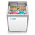 Koolmore KM-ICD-26SD 26" W Top Sliding Glass Door 4 Tubs Ice Cream Dipping Display Cabinet