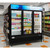 Koolmore MDR-3GD 53 Cu. Ft. Black 3 Swing Glass Doors Merchandiser Refrigerator - 115 Volts