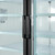 Koolmore MDR-3GD 53 Cu. Ft. Black 3 Swing Glass Doors Merchandiser Refrigerator - 115 Volts