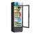 Koolmore MDR-9CP 9 Cu. Ft. Black 1 Hinged Glass Door Merchandiser Refrigerator - 115 Volts