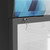 Koolmore MDR-9CP 9 Cu. Ft. Black 1 Hinged Glass Door Merchandiser Refrigerator - 115 Volts