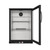 Koolmore BC-1DSW-BK 4.1 Cu. Ft. Black One-Section Back Bar Refrigerator - 115 Volts