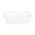Thunder Group PLPA8124 Half Size Clear Polycarbonate 4" Deep Food Pan