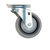 New Age C538 4" Dia Thermoplastic Rubber (TPR) Wheel Tread Swivel Plate Caster Without Brakes