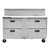Traulsen CLPT-6016-DW 60.25" W Stainless Steel Centerline By Traulsen Compact Prep Table Refrigerator with Roll-Top Lid - 115 Volts