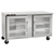 Traulsen CLUC-60R-GD-LL 60.25" W Stainless Steel Reach-In Centerline Compact Undercounter Refrigerator - 115 Volts