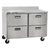 Traulsen CLUC-48R-DW-WT 48.25" W Stainless Steel Centerline Compact Undercounter Refrigerator with Work Top - 115 Volts