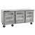 Traulsen CLUC-72R-GD-RRR 72.25" W Stainless Steel Reach-In Centerline Compact Undercounter Refrigerator - 115 Volts