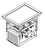Duke RFT2-SB 39" W x 29" D Stainless Steel Recessed Frost Top Standard Body Drop-In Unit - 120 Volts