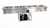 Duke FCP3-SL 71.38" W x 24" H Stainless Steel Straight Drop-In Flush Mount Cold Pan Unit - 120 Volts