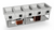 Duke HCF-5 5-Pan Stainless Steel Dual Temperature Hot or Cold or Freeze Drop-In Food Well Unit - 208 Volts