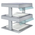 Duke HF91-2-HFL-HFL 93" W Stainless Steel 2-Tier HotFrost Hot Frost Shelf Merchandiser - 120-208 Volts