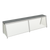 Duke 956-460-6 86.22" W Stainless Steel 18 Gauge Single Deluxe Serving Overshelf