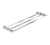 Duke 3BTS-HD-74 74" W x 12" D Stainless Steel 3 Rails Drop Down Tray Slide on Hinged Brackets