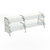 Duke TS462DD-88 30.38" W Stainless Steel Single-Sided Full / Self-Service Contemporary Food Shield