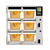 Duke RFHU-32-4 19" W x 10.6" H Stainless Steel ReadyFlex Hot Holding Cabinet - 120 Volts