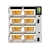 Duke RFHU-42 19" W x 21.5" H Stainless Steel ReadyFlex Hot Holding Cabinet - 120 Volts