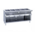 Duke G-4-DLPG-LP 60" W Liquid Propane Stainless Steel 4 Pan Enclosed Base Painted Thurmaduke Steamtable Unit - 14000 BTU