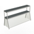 Duke 956-460-3D 44.5" W Stainless Steel 18 Gauge Double Deck Deluxe Serving Overshelf