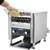 Winco ECT-300 300 Slices per Hour Horizontal Spectrum Conveyor Toaster - 120 Volts