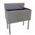 Glastender CBA-30R3-CP10 67 Lbs. Stainless Steel Underbar Ice Bin or Cocktail Unit with Bottle Well Storage