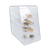 Thunder Group PLDC002 24" W Clear Acrylic Sloped Doors Pastry Display Case
