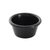 Thunder Group PL536BL1 2.5 Oz. Black Round Plastic Ramekin